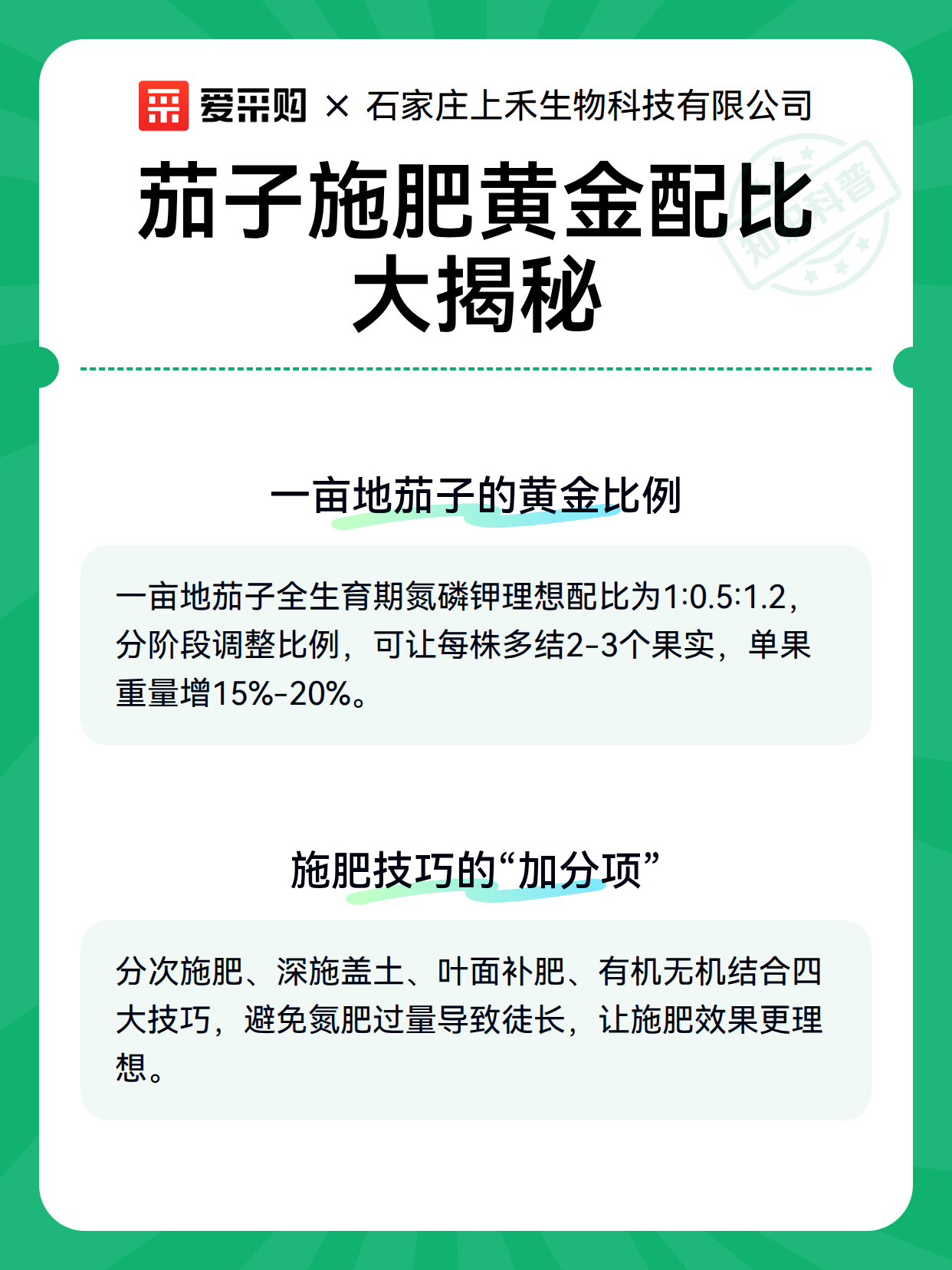 茄子施肥黄金配比大揭秘（图2）