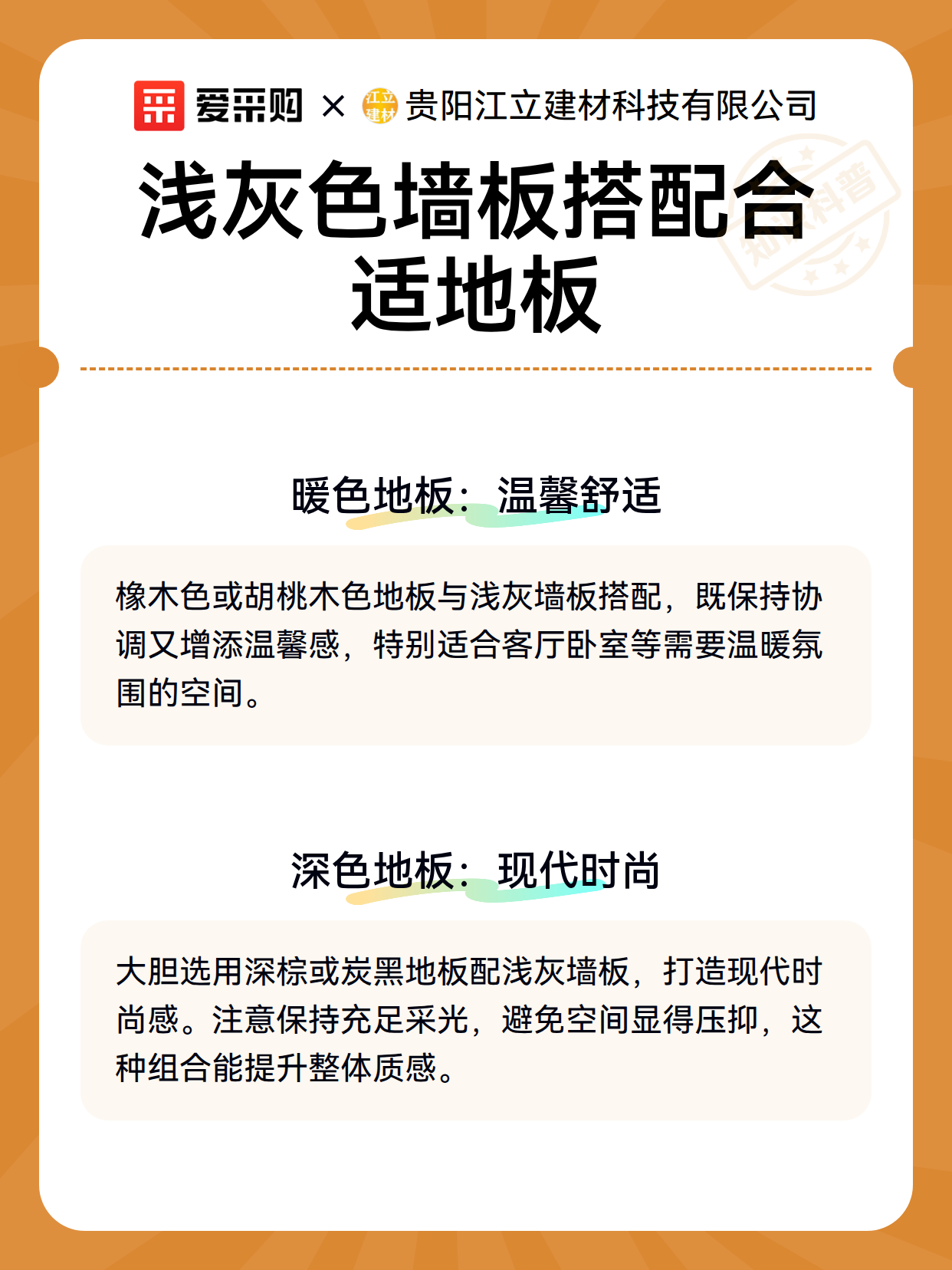 浅灰色墙板搭配合适地板（图3）