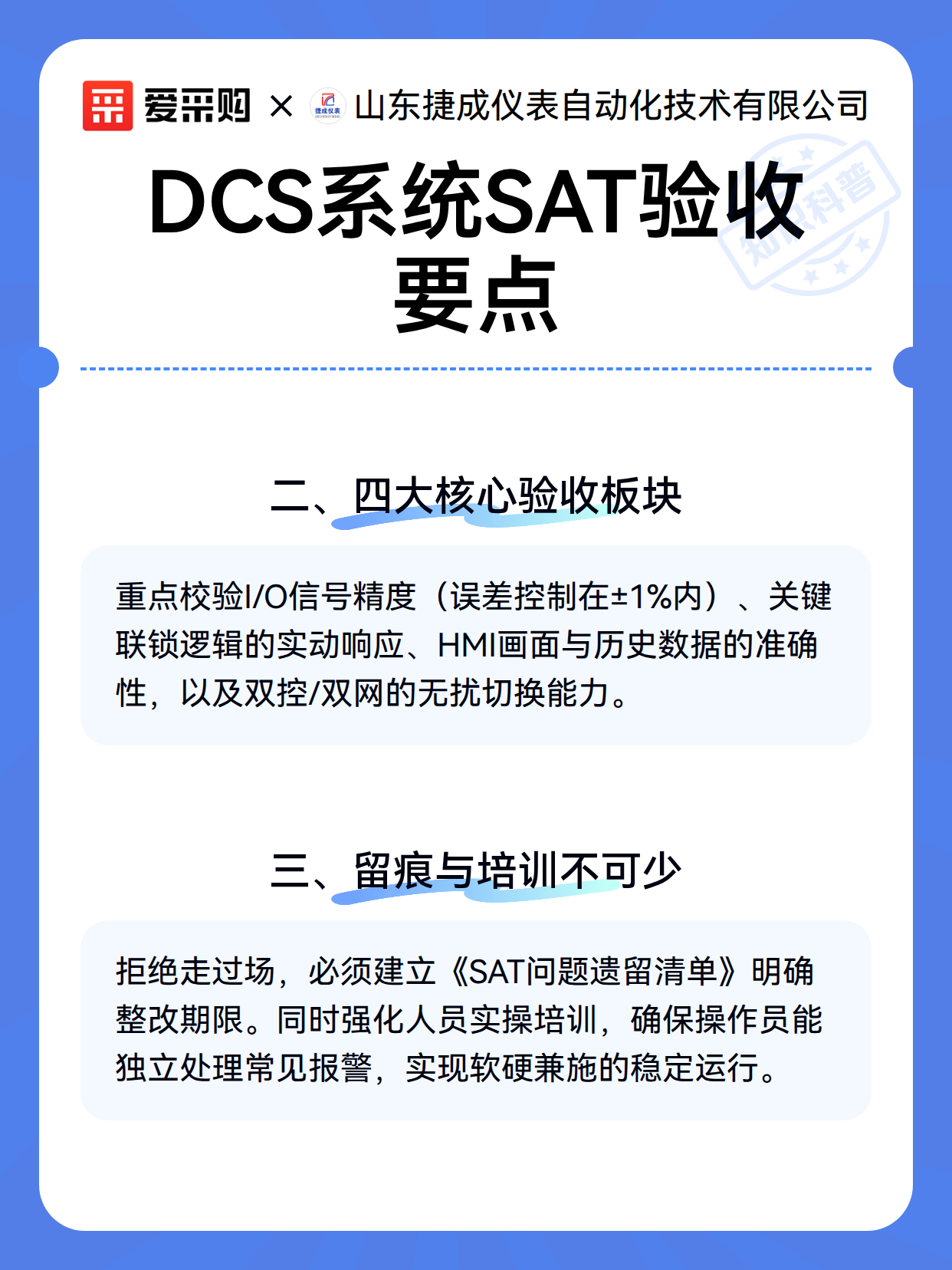 DCS系统SAT验收要点（图3）