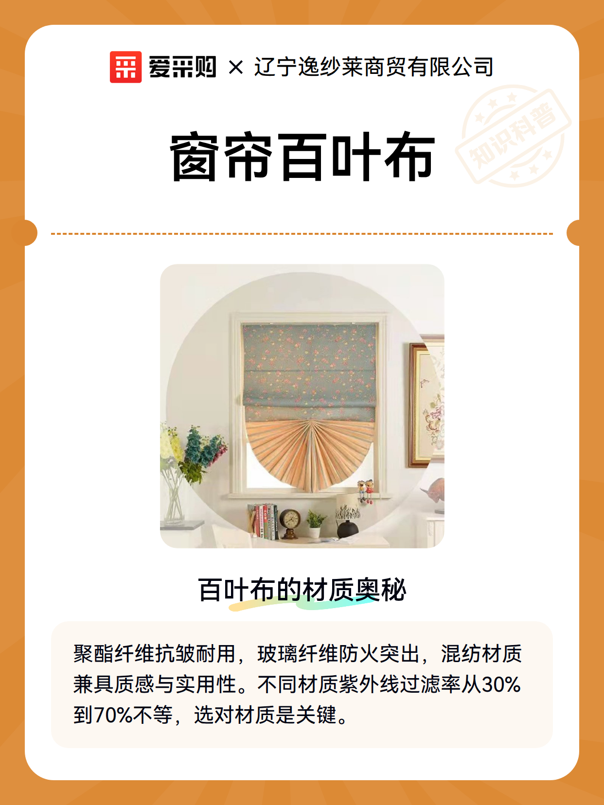 百叶布窗帘的材质参数与规格选型指南（图2）