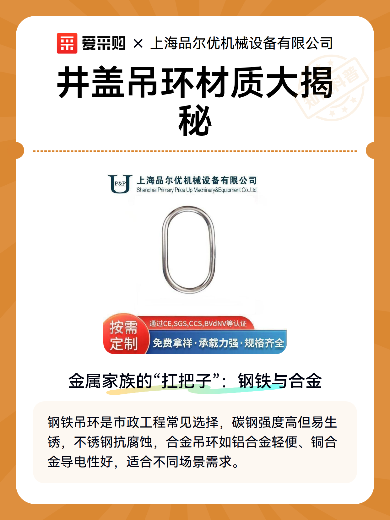 井盖吊环材质大揭秘（图1）