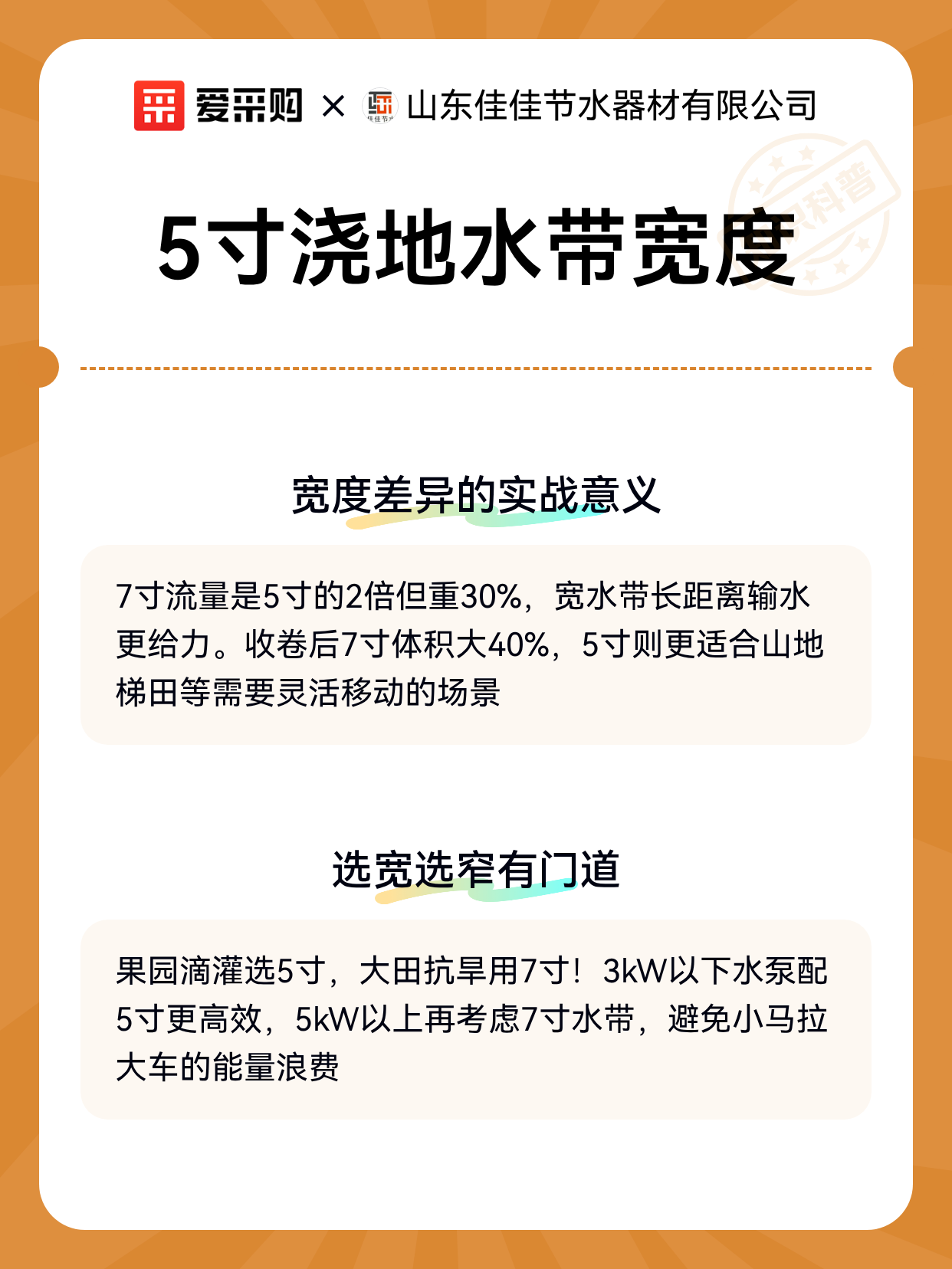 5寸浇地水带宽度（图2）