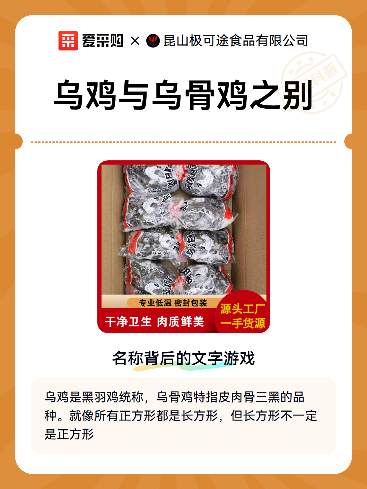 乌鸡与乌骨鸡之别（图1）