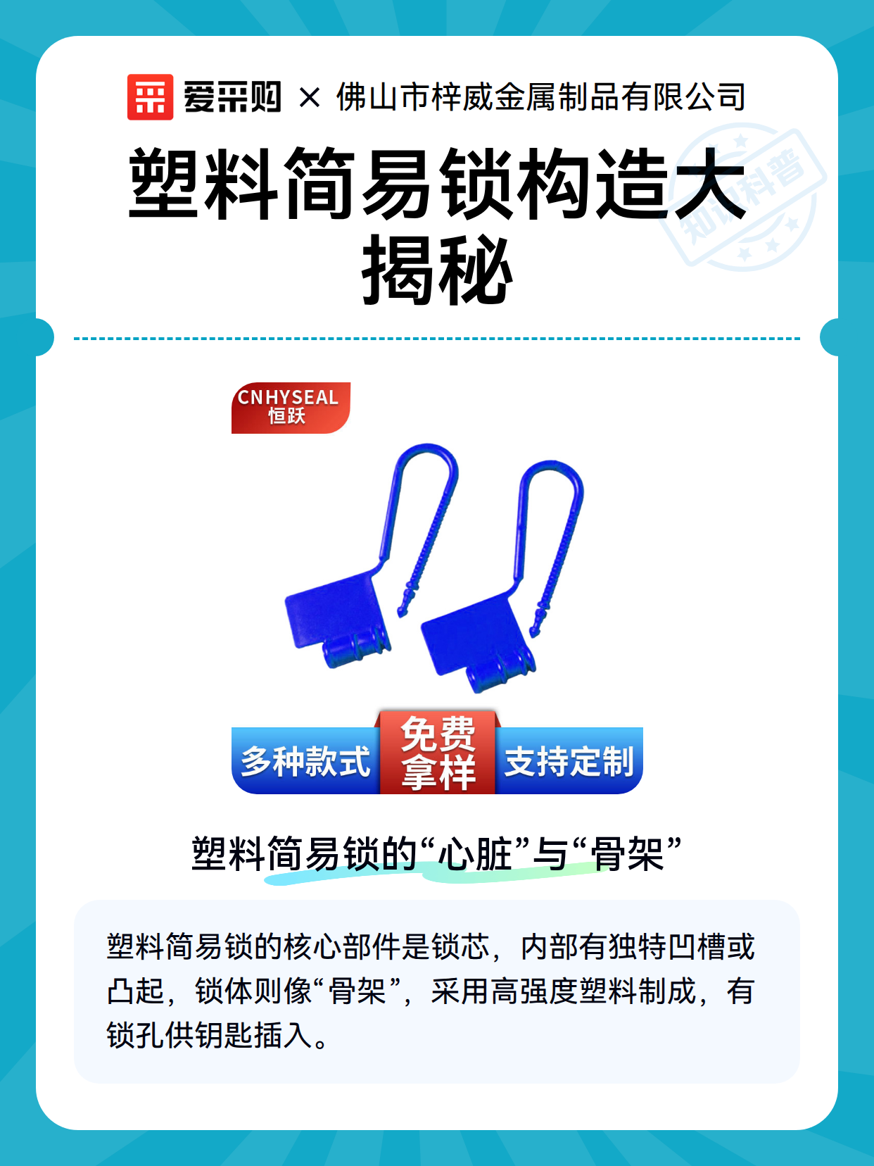 塑料简易锁构造大揭秘（图1）