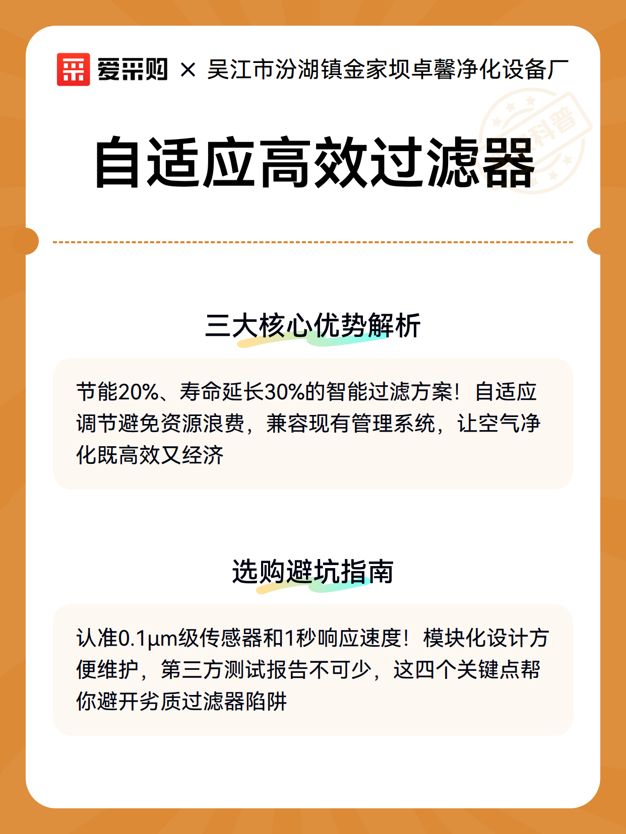 自适应高效过滤器（图3）
