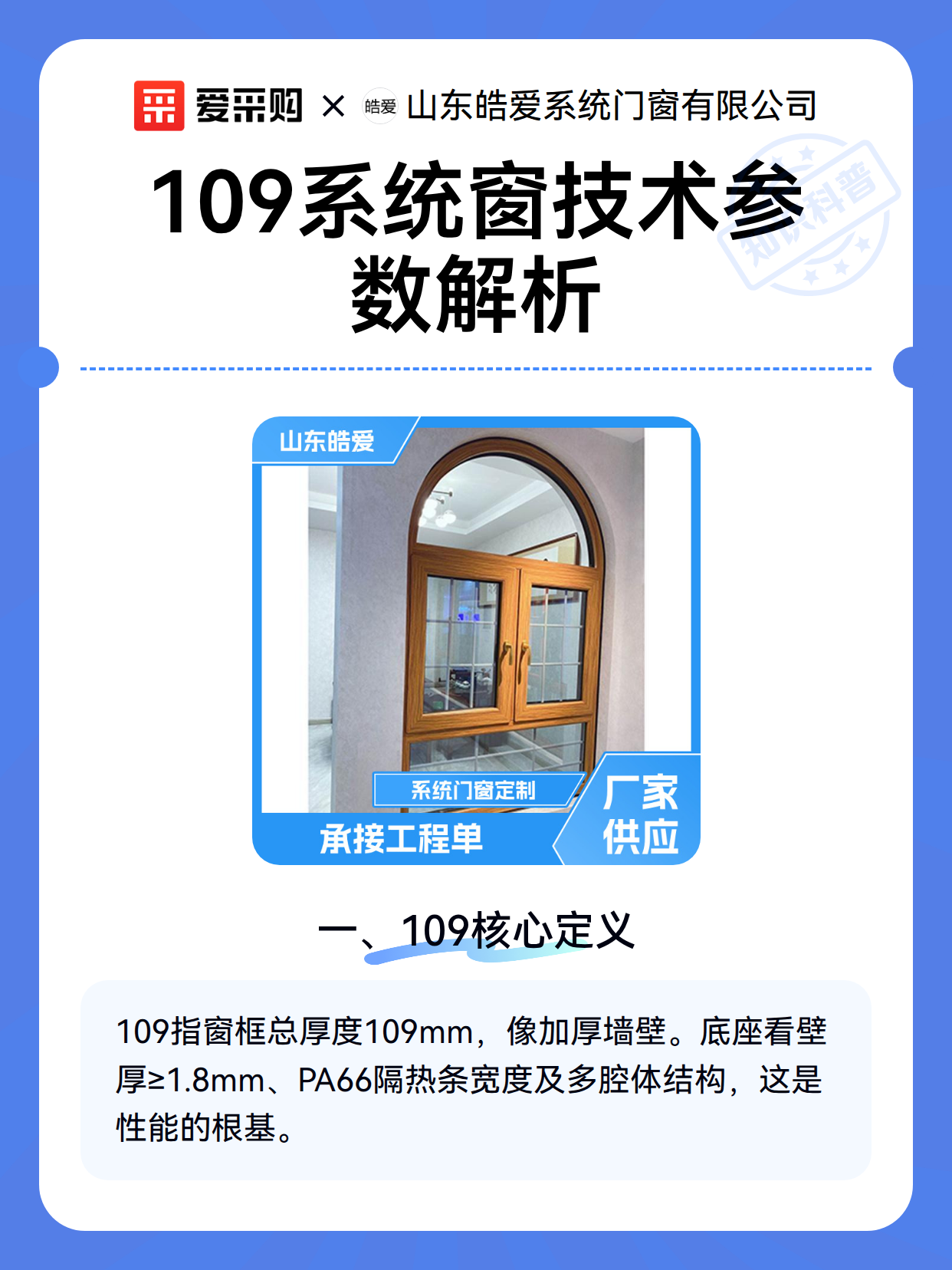 109系统窗技术参数解析（图2）