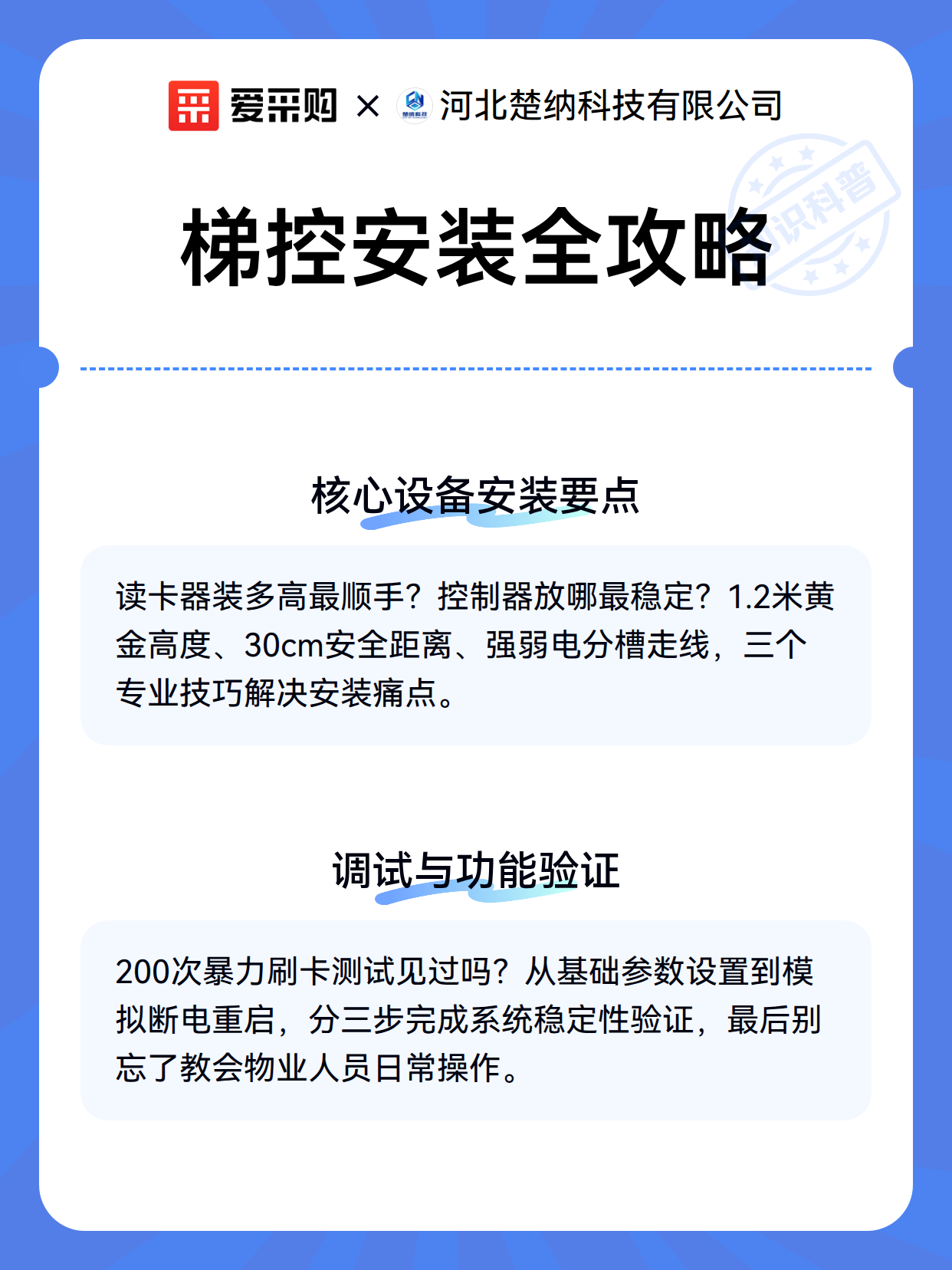 梯控安装全攻略（图2）
