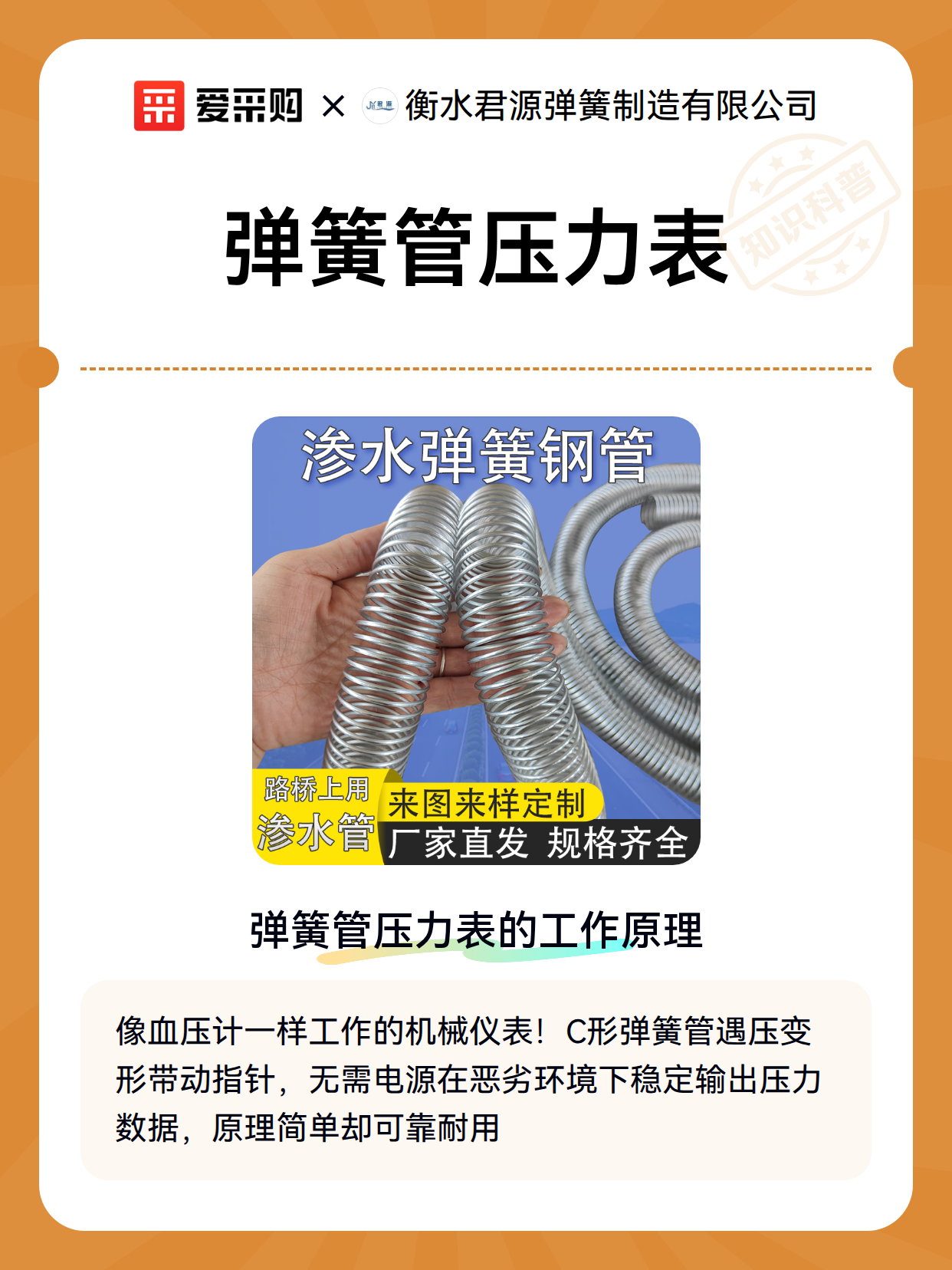 弹簧管压力表（图2）