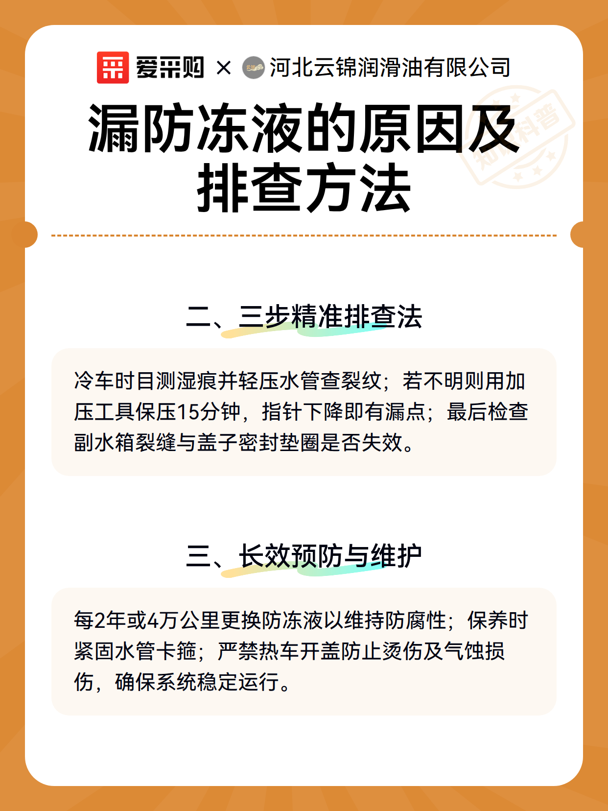 漏防冻液的原因及排查方法（图3）