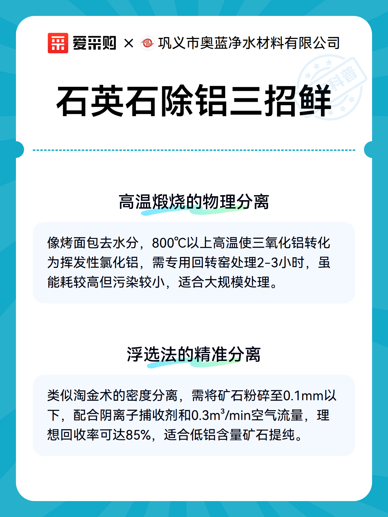 石英石除铝三招鲜（图3）