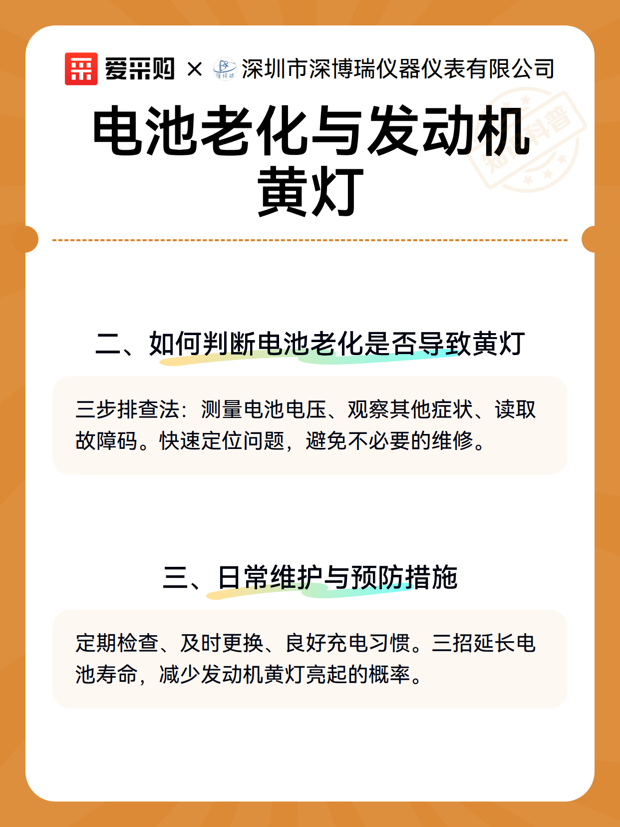 电池老化与发动机黄灯（图3）