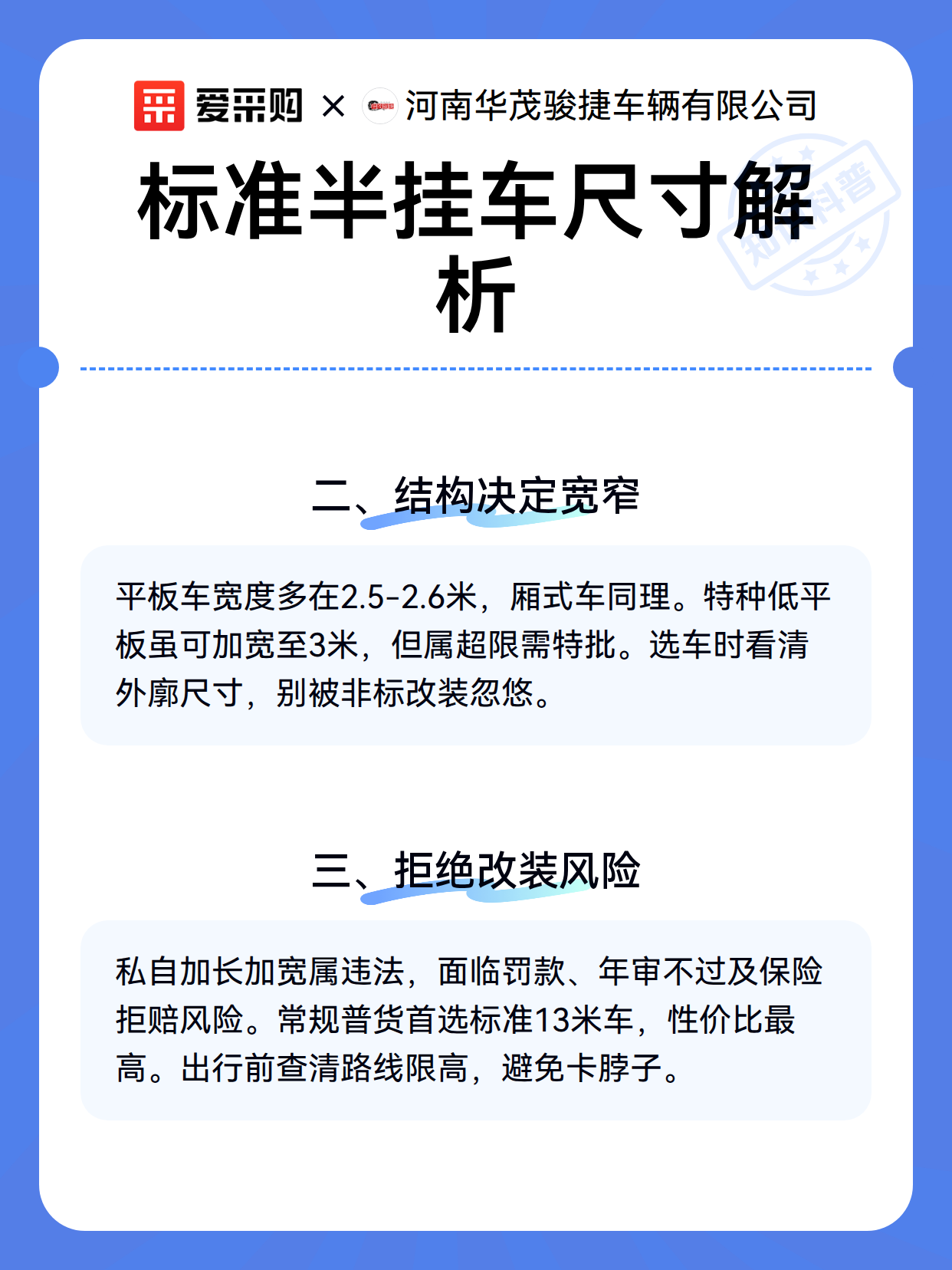 准半挂车尺寸解析（图3）
