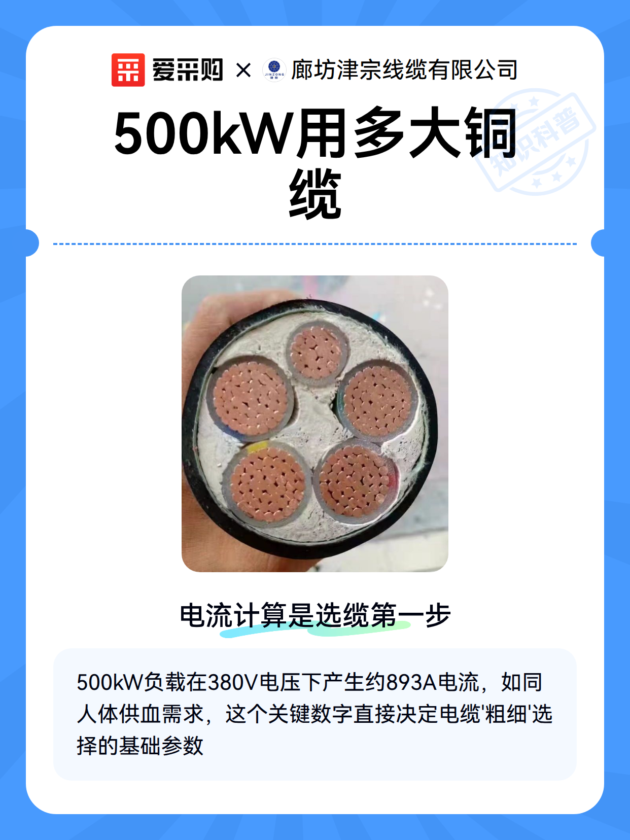 500kW用多大铜缆（图2）