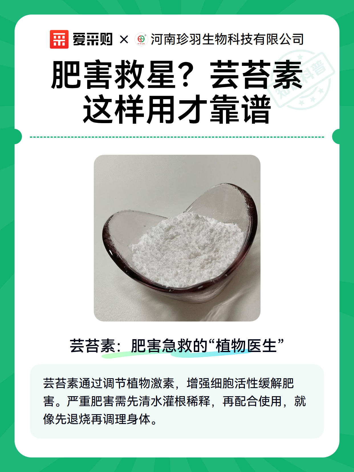 肥害救星？芸苔素这样用才靠谱（图2）