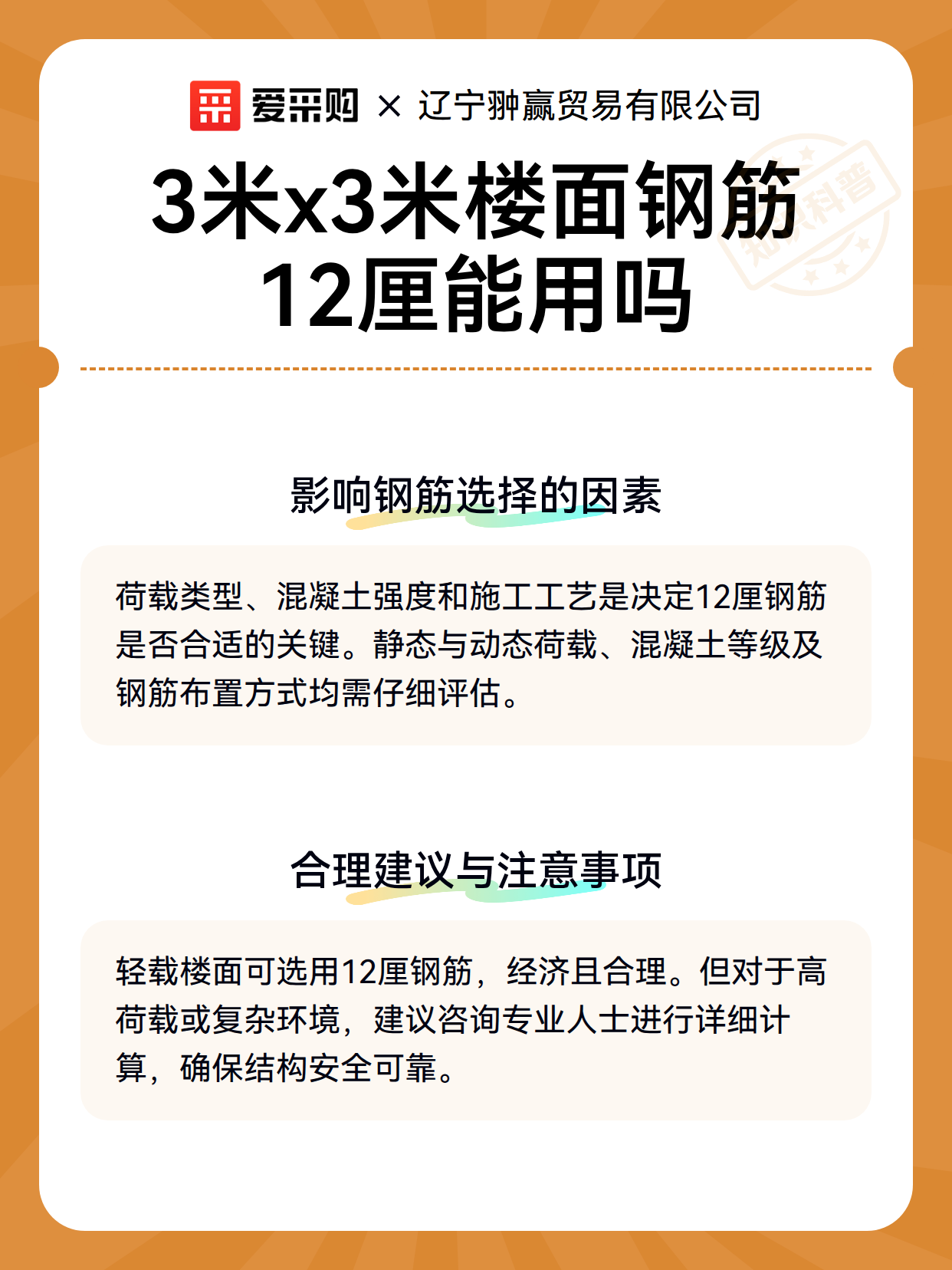 3米x3米楼面钢筋12厘能用吗（图3）