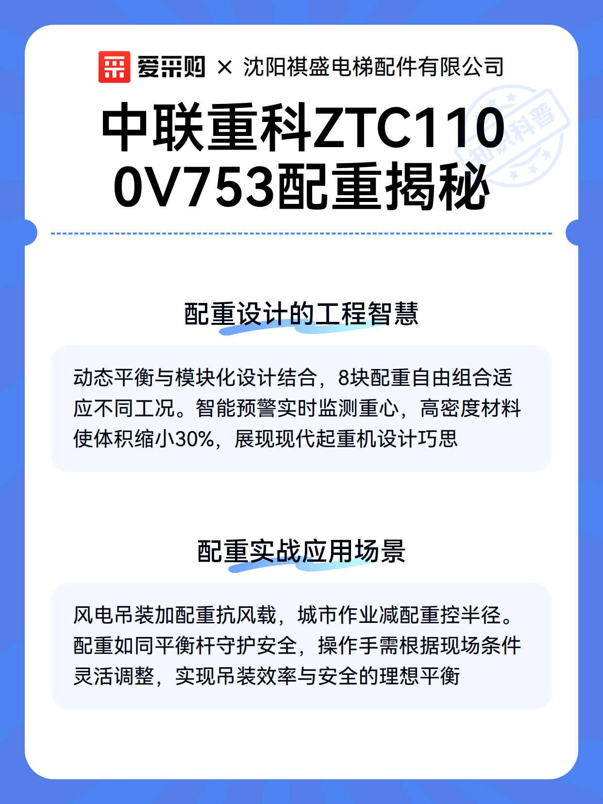 中联重科ZTC1100V753配重揭秘（图2）