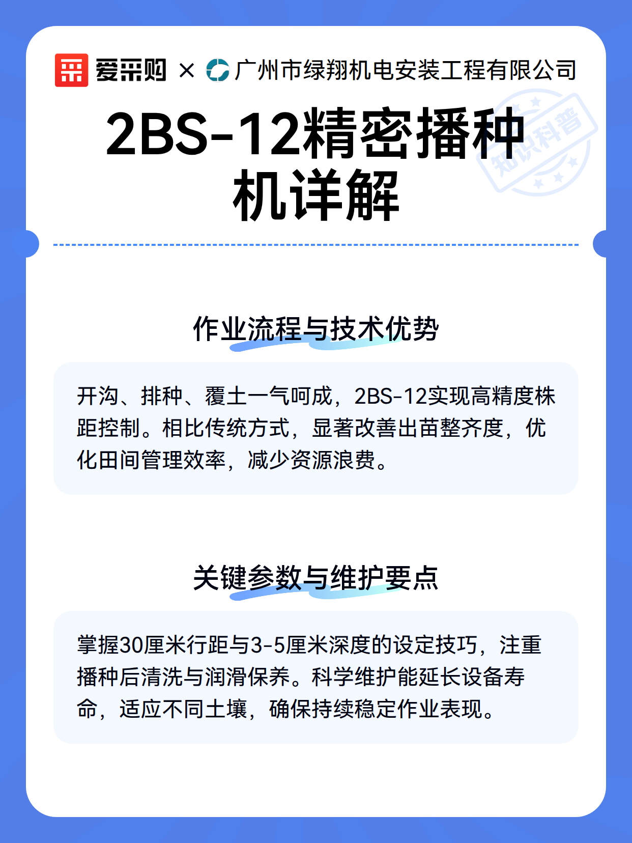 2BS-12精密播种机详解（图2）