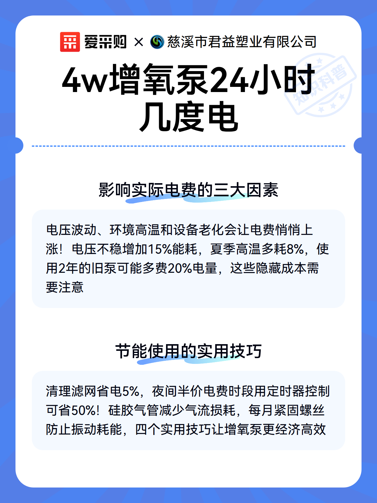4w增氧泵24小时几度电（图3）