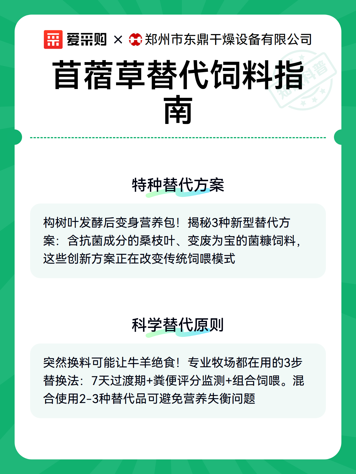 苜蓿草替代饲料指南（图3）