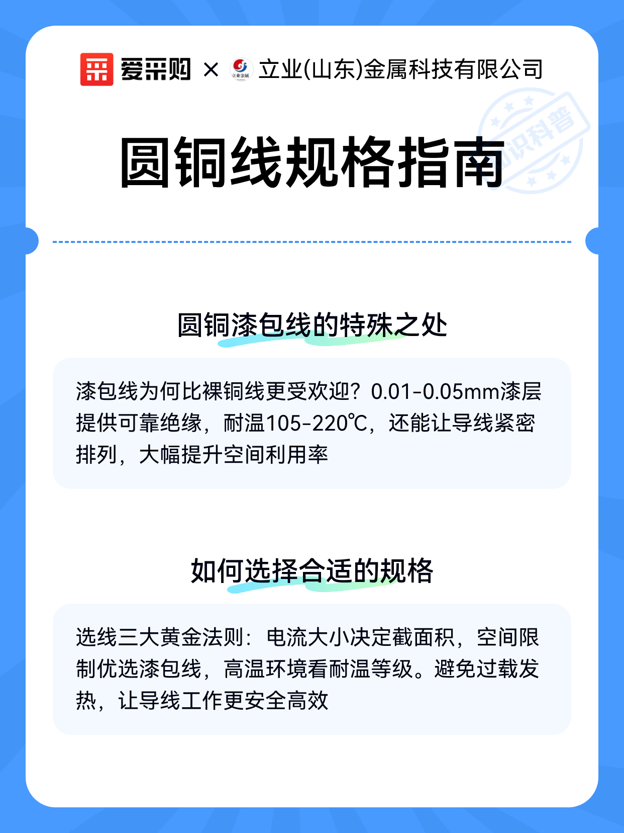 圆铜线规格指南（图2）