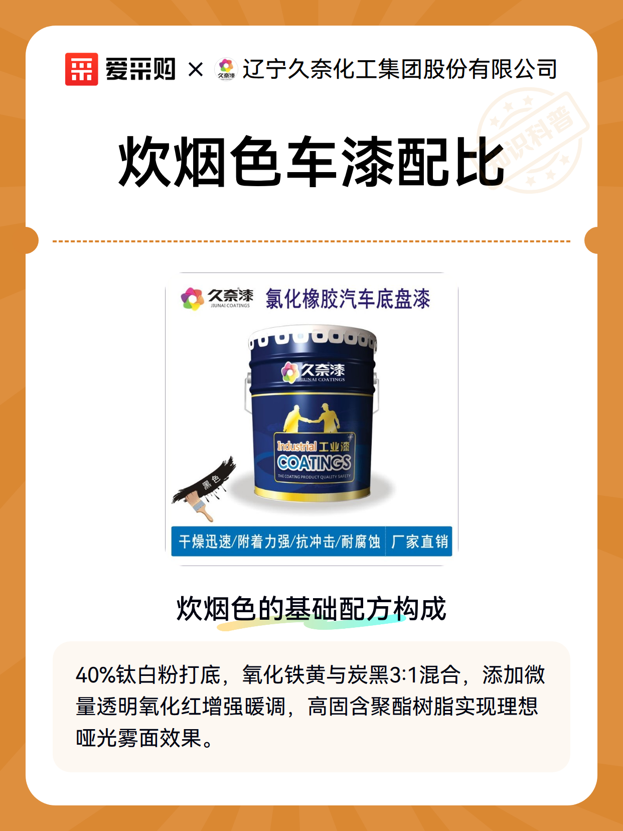 炊烟色车漆配比（图2）