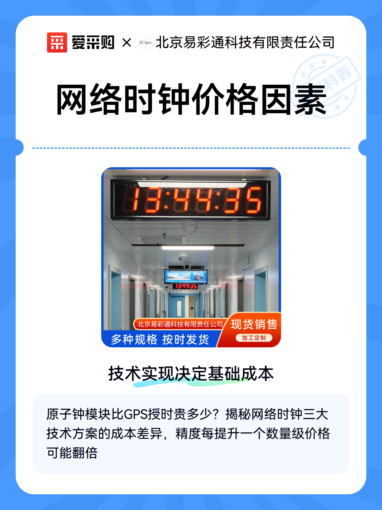 网络时钟价格因素（图1）