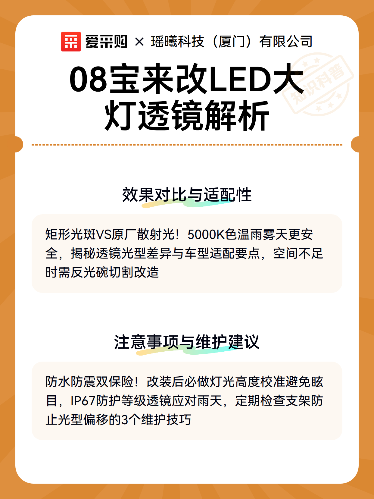 08宝来改LED大灯透镜解析（图3）