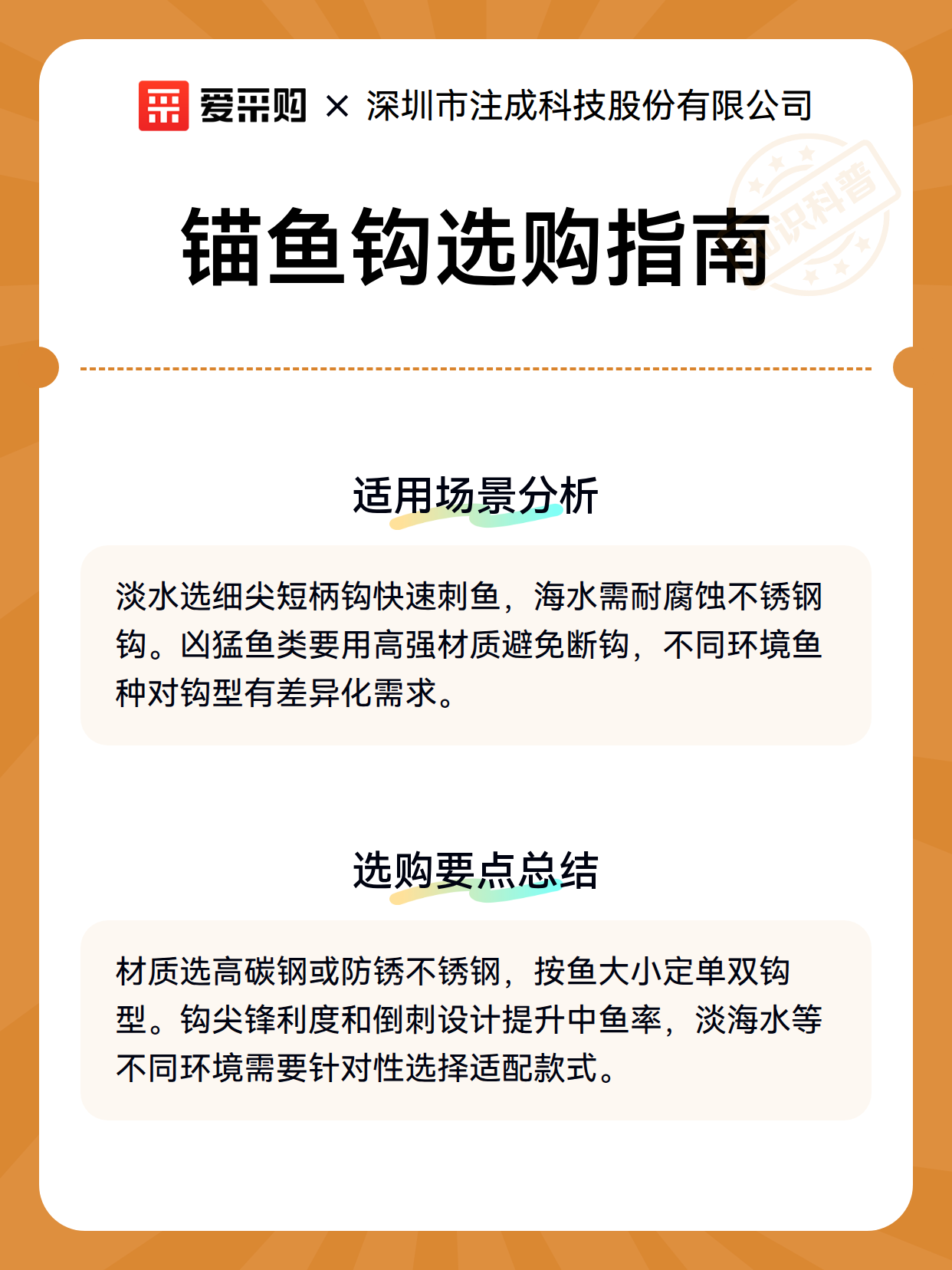 锚鱼钩选购指南（图2）