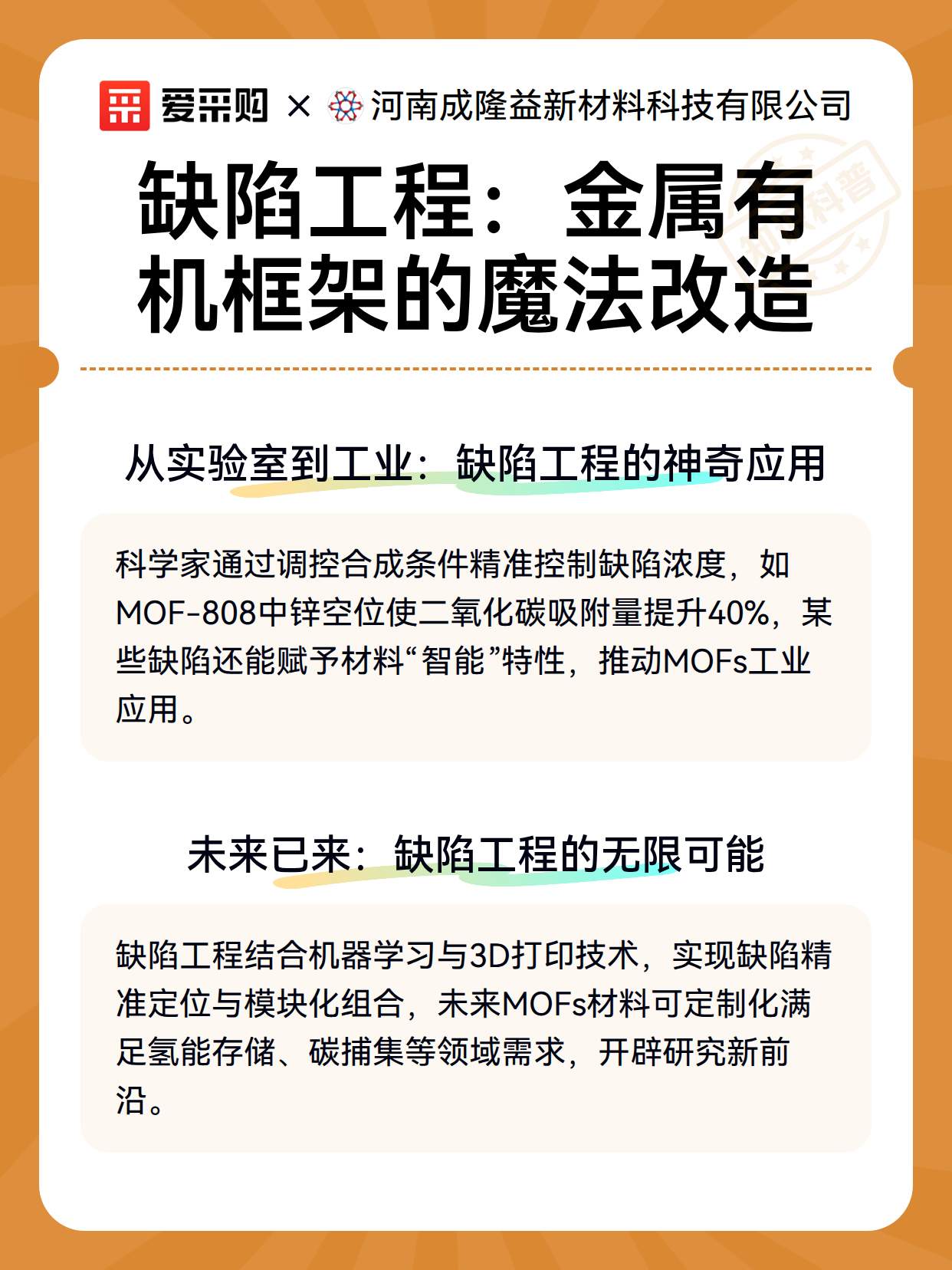 缺陷工程：金属有机框架的魔法改造（图3）