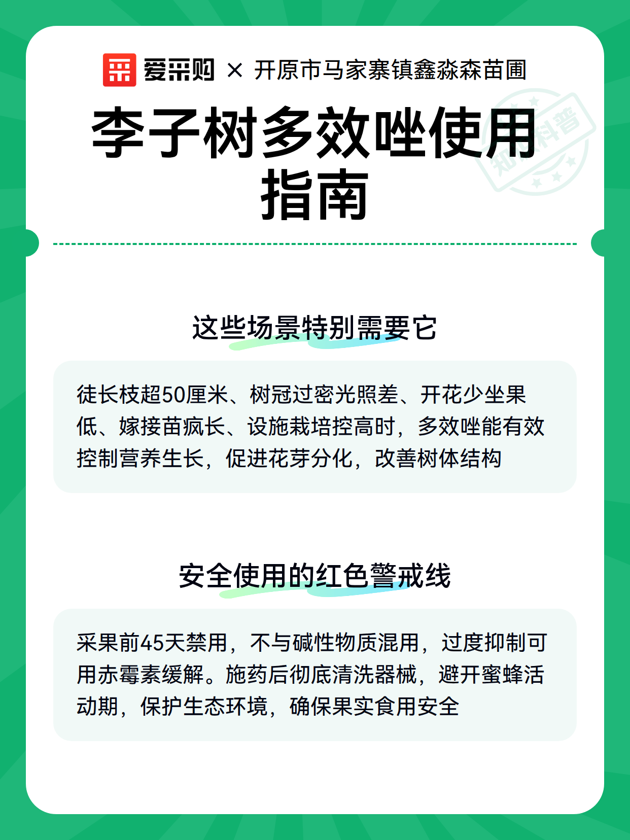 李子树多效唑使用指南（图3）