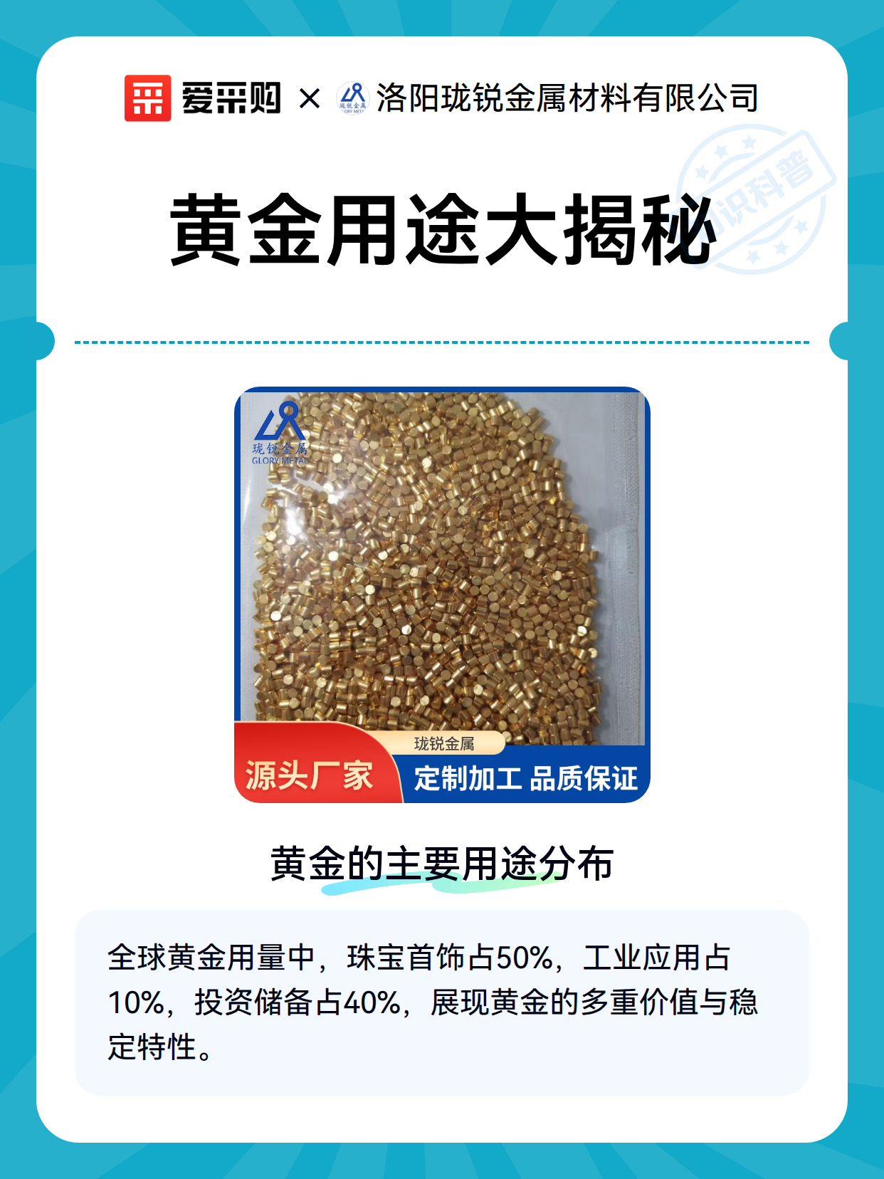 黄金用途大揭秘（图2）
