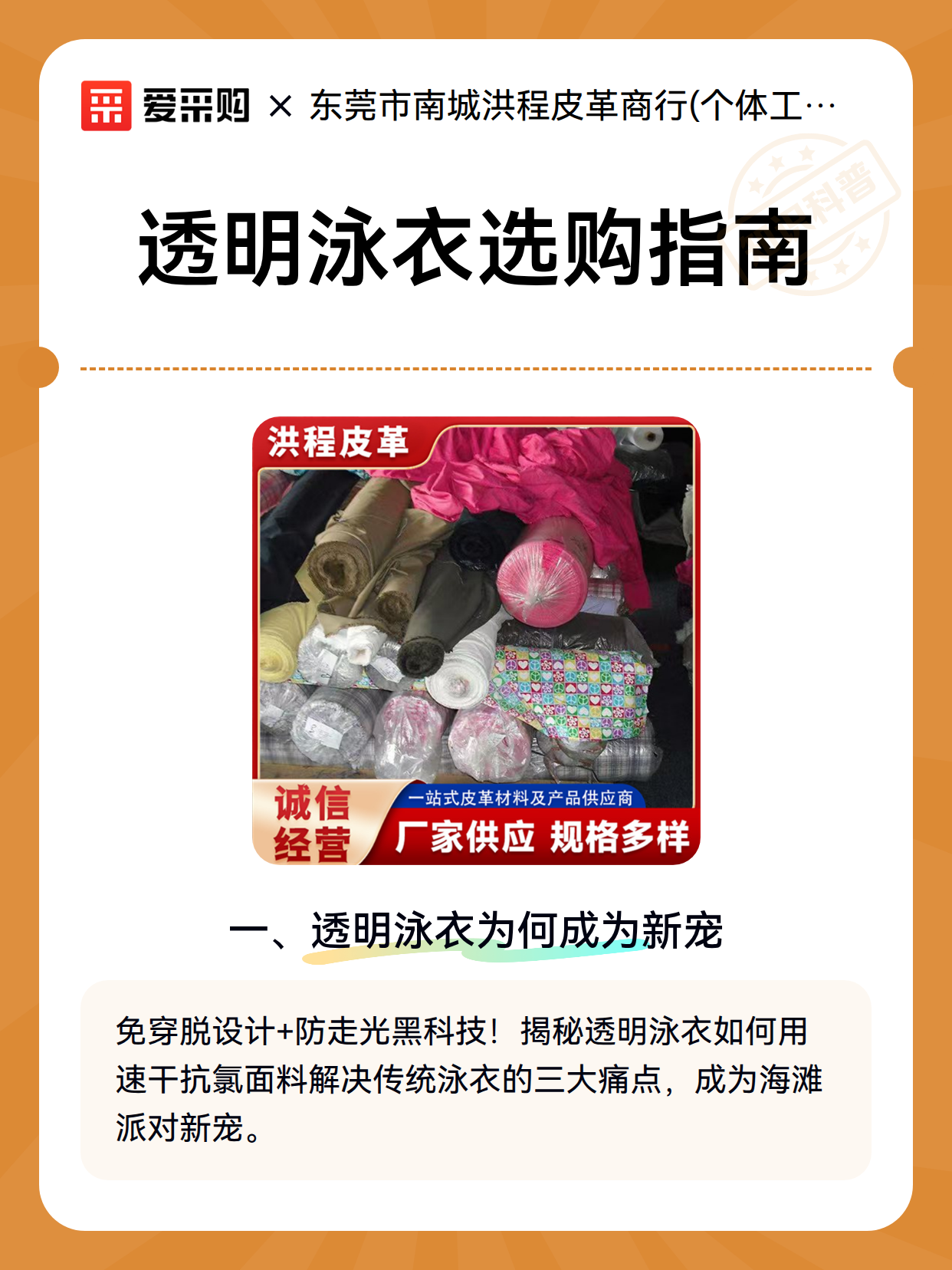 透明泳衣选购指南（图2）