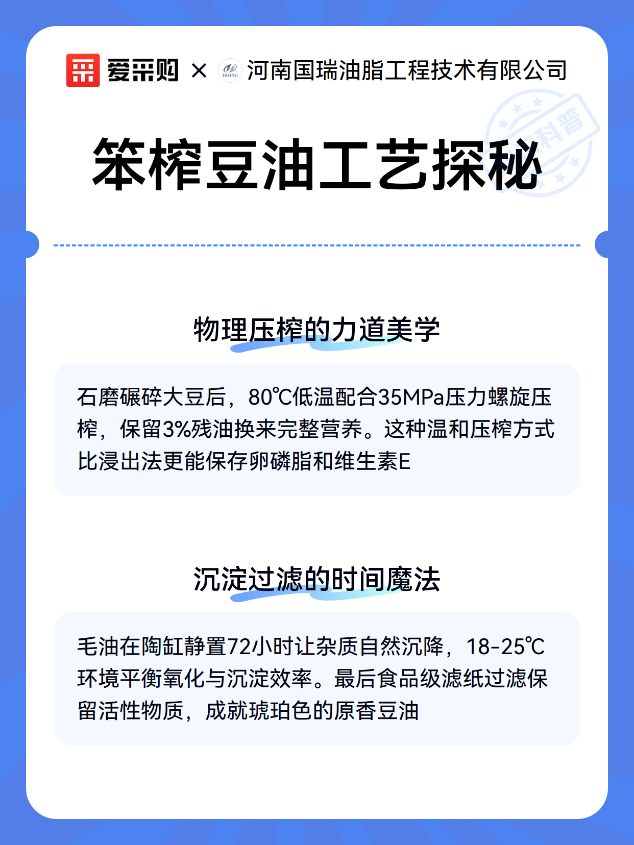 笨榨豆油工艺探秘（图3）