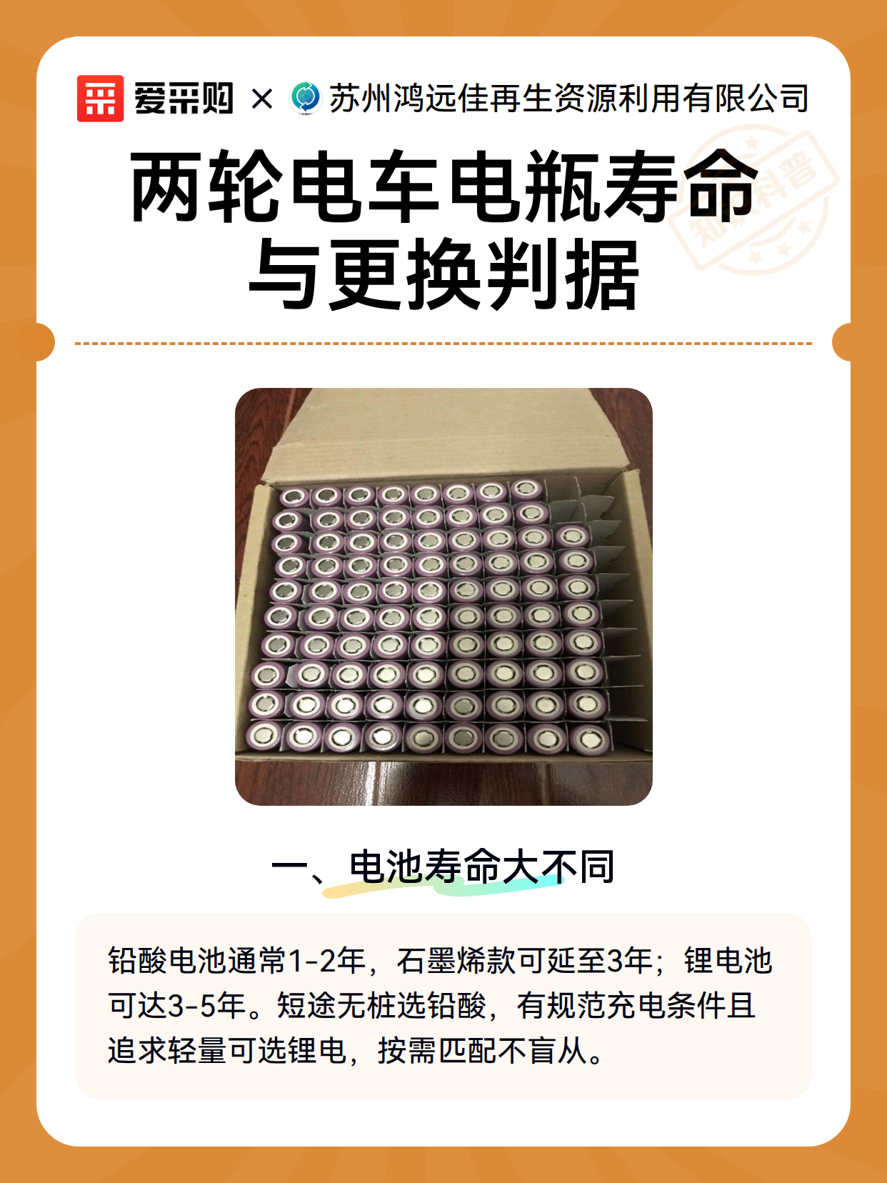 两轮电车电瓶寿命与更换判据（图2）