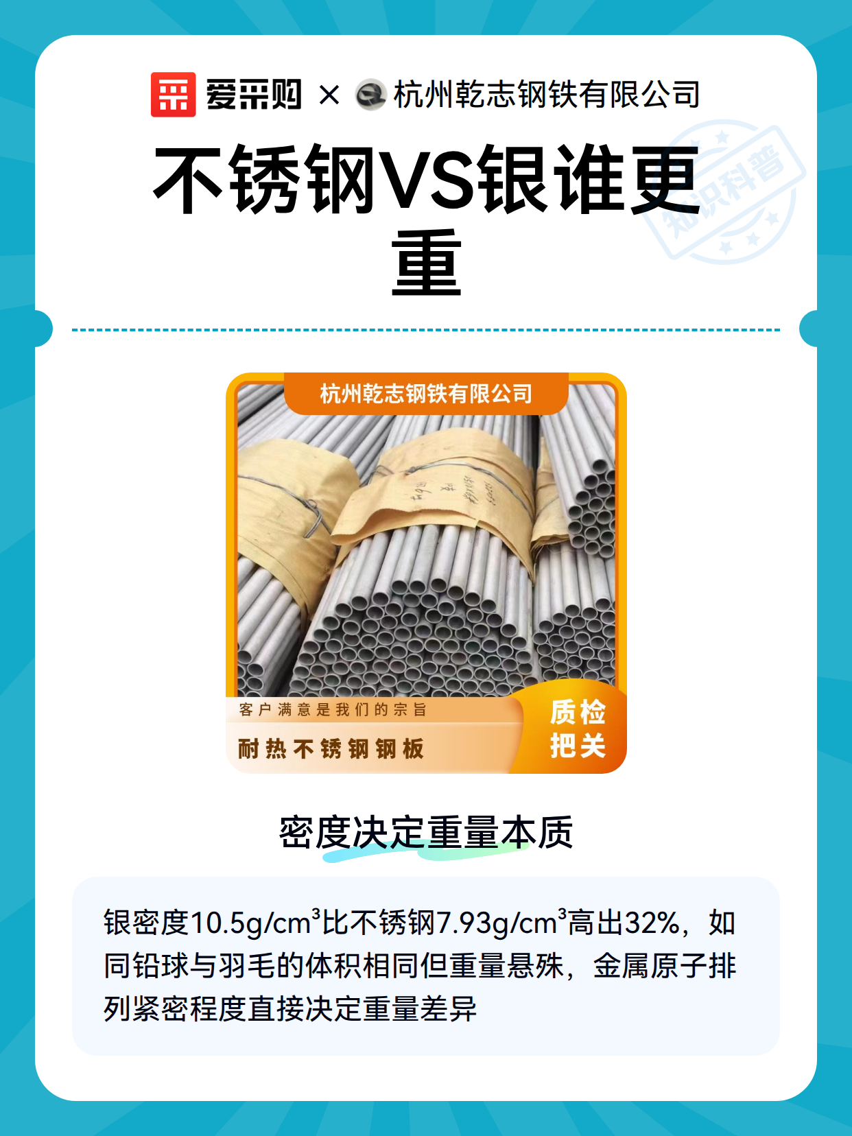 不锈钢VS银谁更重（图2）