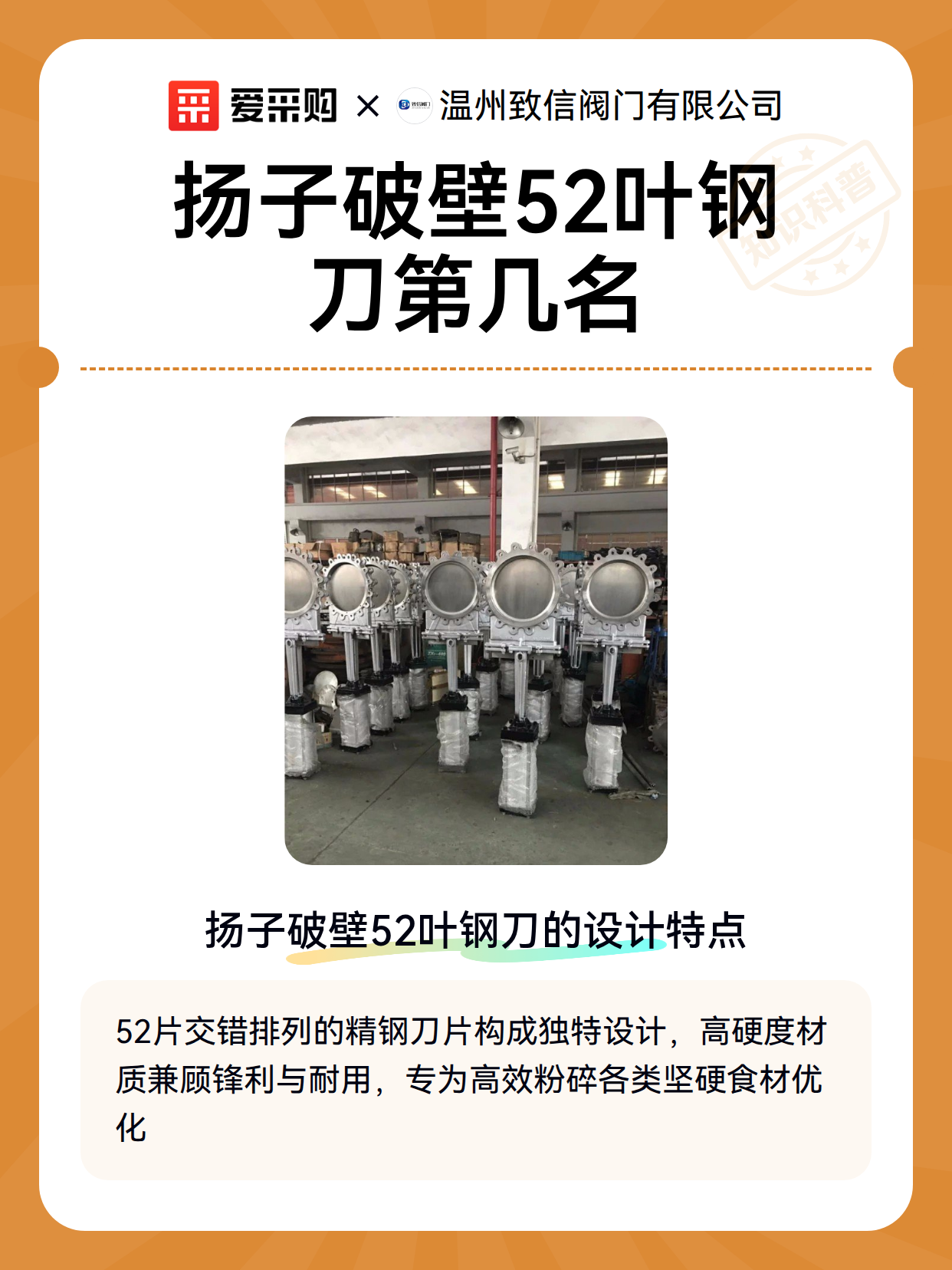 扬子破壁52叶钢刀第几名（图2）