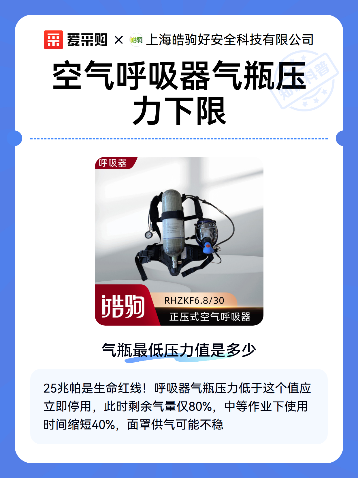 空气呼吸器气瓶压力下限（图2）