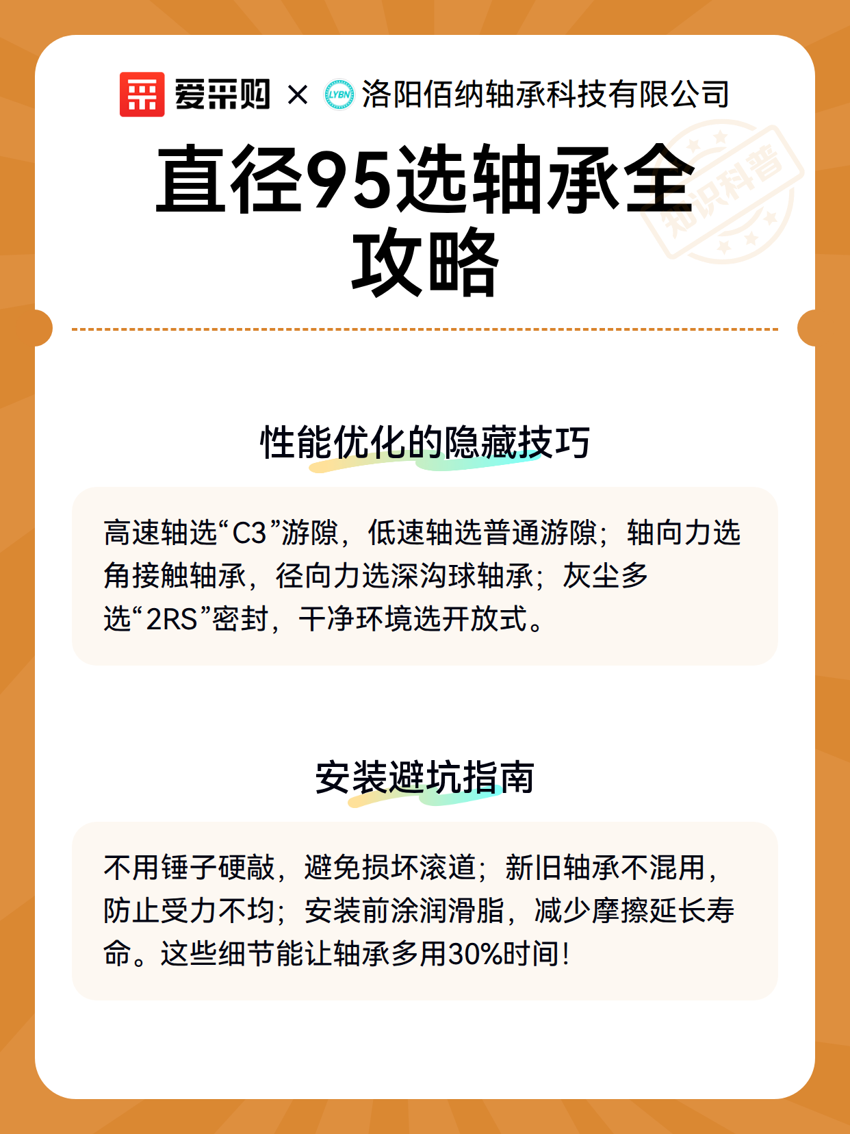 直径95选轴承全攻略（图3）