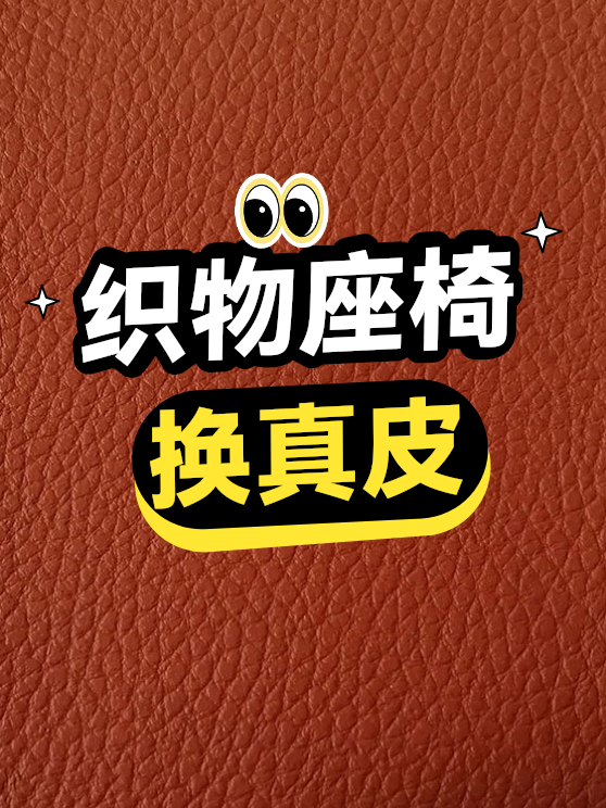 织物座椅换真皮（图1）